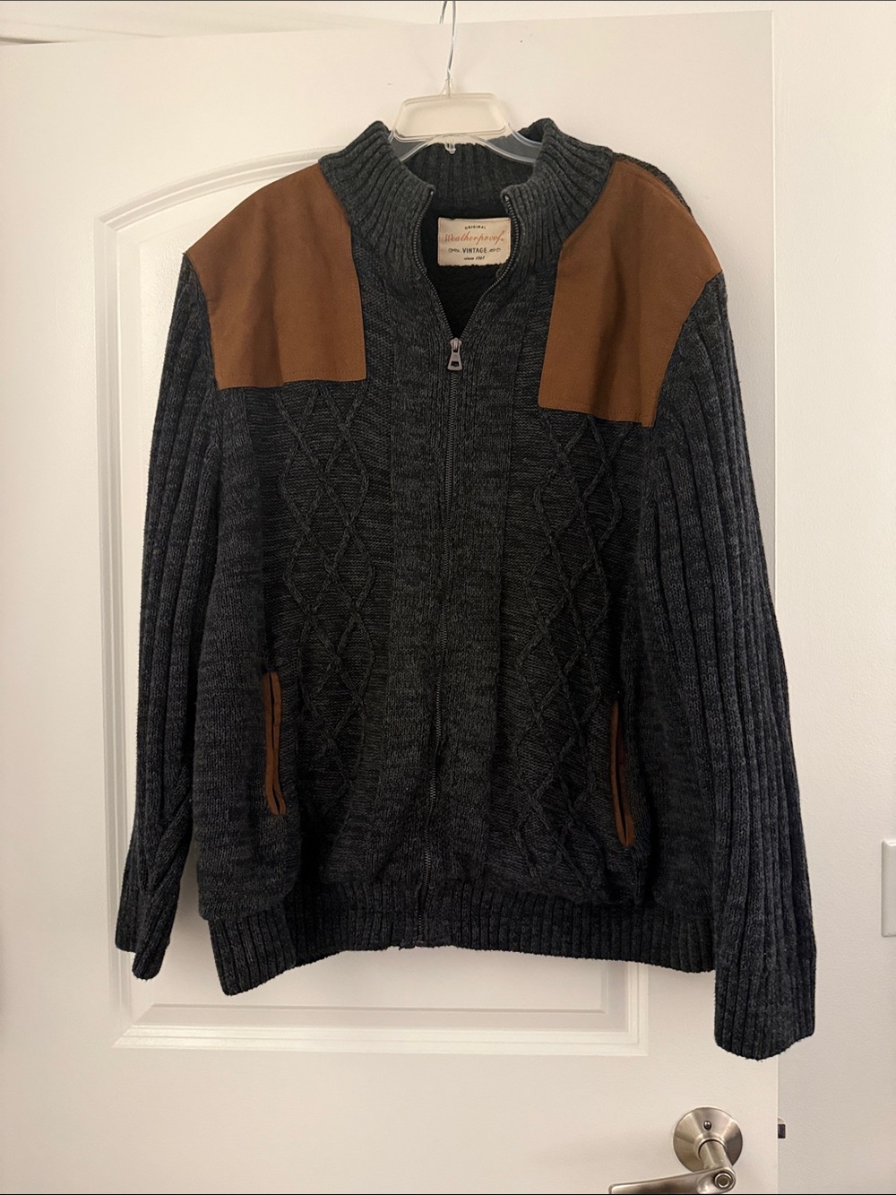 Full-Zip Fleece Weatherproof Cardigan